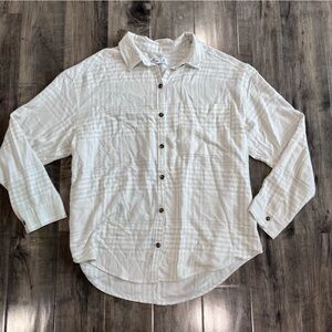 Hollister men’s medium button down lightweight long sleeve  shirt